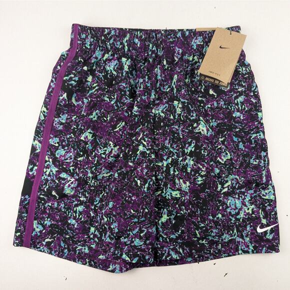 Nike Purple and Black Athletic Shorts - Picture 1 of 5